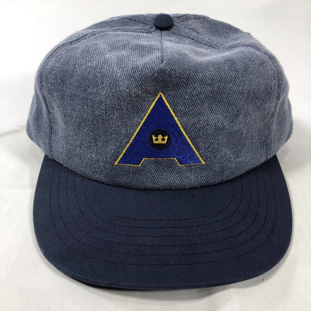 Vintage Fogel Anderson Construction Company Hat Cap USA Made Strap Back One Size